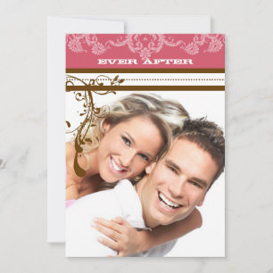 Convite Castanho-rosa-rosado, castanho-pintado, candelabro