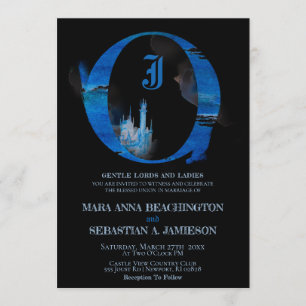 Convite *~* Castelo de Conto de Fadas Fantástico Casamento