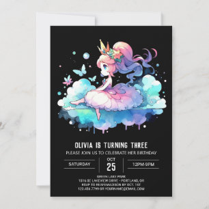 Convite Castle Magical Princess Birthday