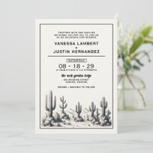 Casual Cactus Wedding