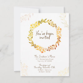 Convite Casual Thanksgiving Invitation - Make it your own