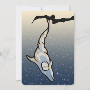 Convite casulo de golfinho