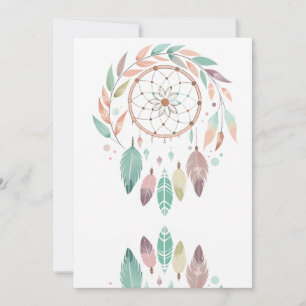 Convite Catcher Rustic Bohemian Dream