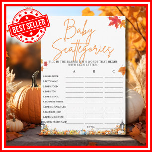 Convite CATEGORIAS DE BEBÊ Jogo de Chuv Babyshower LITTLE