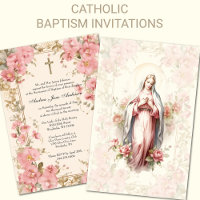 Católica Menina Batismo Natal Bênção Mãe