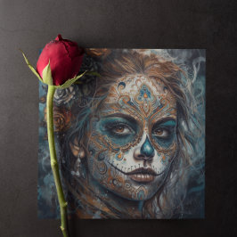 Convite Catrina Azul