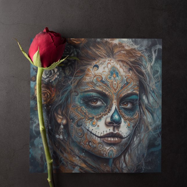 Convite Catrina Azul (Criador carregado)
