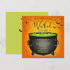 Convite Cauldron de bruxas
