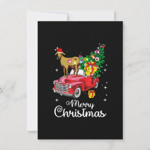 Convite Cavalgada de Cabra no Carro Vermelho Natal