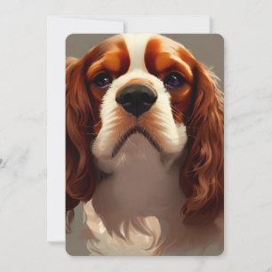 Convite Cavalier King Charles Spaniel AI5