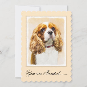 Convite Cavalier King Charles Spaniel Original