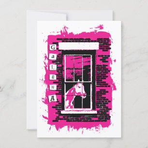 Convite cavalo de janela galena