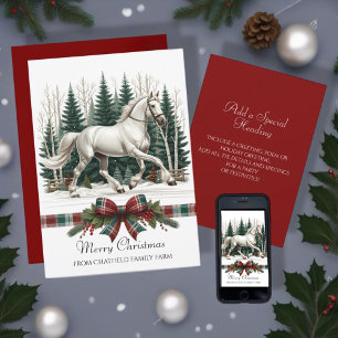 Convite Cavalo Festivo Equestre Natal