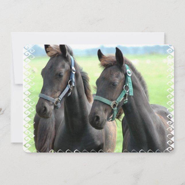 Convite Cavalo Preto (Frente)