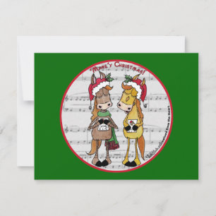 Convite Cavalos Carineiros - 'Mare'y Christmas