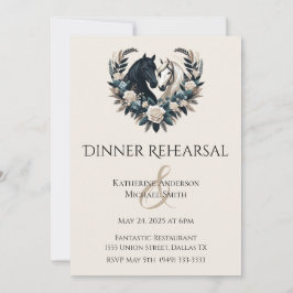 Convite Cavalos de Casamento no Amor