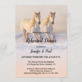 Convite Cavalos de inverno no Janto de Ensaios de Neve