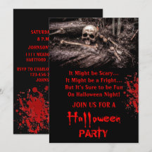 Caveira e Festa de Halloween dos Ossos 