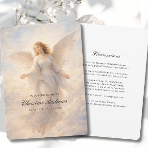 Convite Celebração Angelical da Vida Funeral