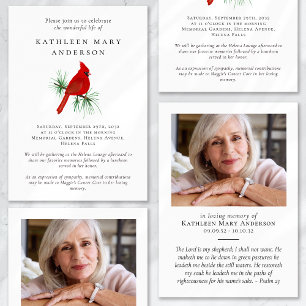 Convite Celebração Cardeal do Funeral da Vida