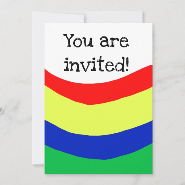 Convite Celebração, convite, todas as ocasiões (Frente)