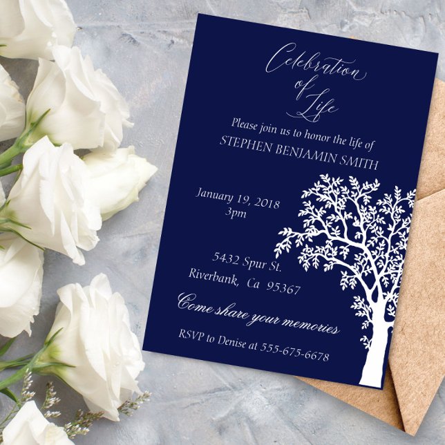 Convite Celebração da Árvore de Marinhos do Serviço de Mem (Criador carregado)