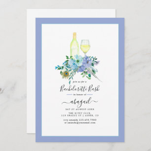 Convite Celebração da Bachelorette Boho Wine Encantadora