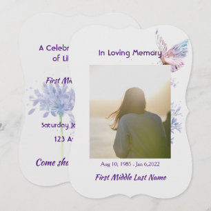 Convite Celebração da Borboleta Convidada do Serviço de Vi