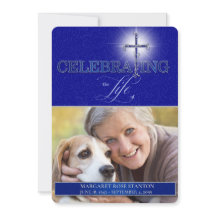 Celebração da Cruz Cristã Azul da Foto da Vida