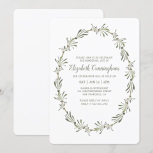 Convite Celebração da Cruz de Folhagem com Aquarelas do 