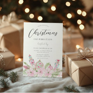 Convite Celebração da Festa de Natal Corporativa no Escrit