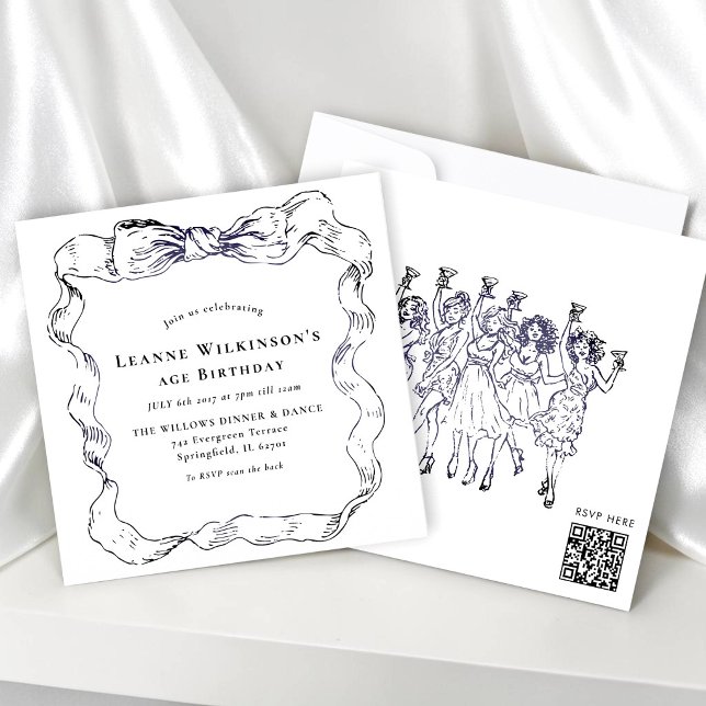 Convite Celebração da Idade do Arco Elegante (Criador carregado)