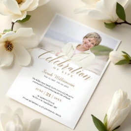 Convite Celebração da Memória Fotográfica do Aniversário d