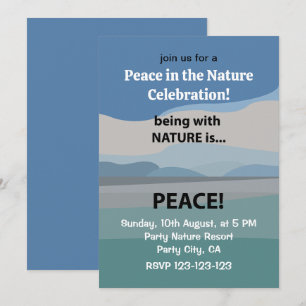 Convite Celebração da Natureza e da Paz