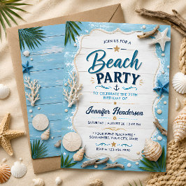 Convite Celebração da Praia de Madeira Flutuante