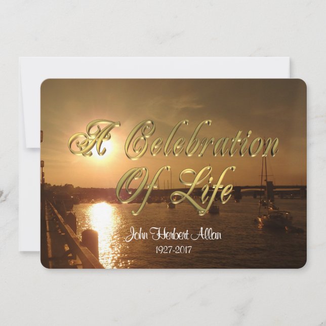 Convite Celebração da vida (Frente)