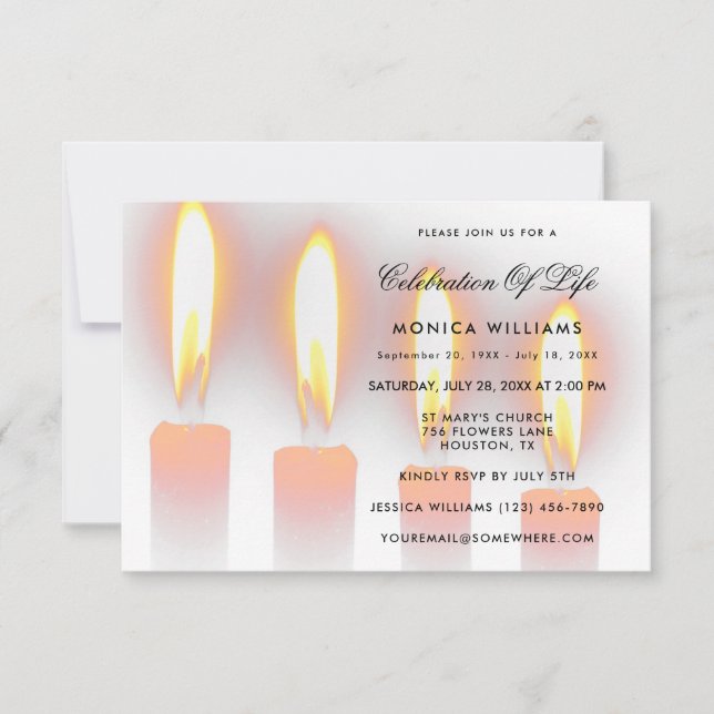 Convite Celebração Da Vida (Frente)