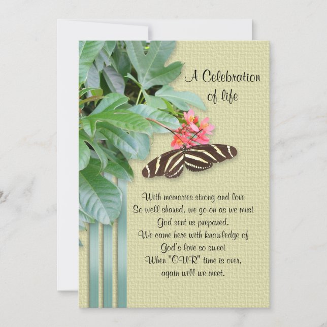 Convite Celebração da vida (Frente)