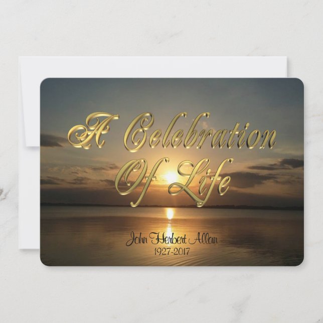 Convite Celebração da vida (Frente)