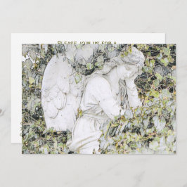 Convite Celebração da Vida - Angel no Jardim