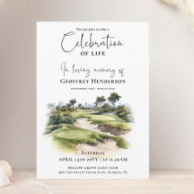 Celebração da Vida em Memória do Campo de Golfe