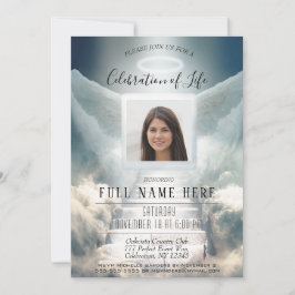 Convite Celebração da Vida - Escada Celestial