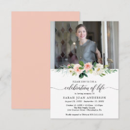 Convite Celebração da Vida feminina através de fotos