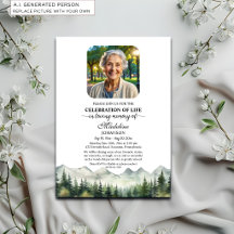 Celebração da Vida nas Montanhas e Árvores Funeral