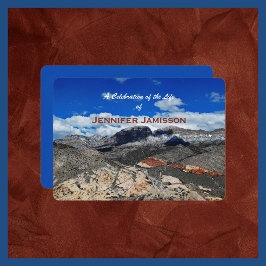 Convite Celebração da Vida, Paisagem do Deserto