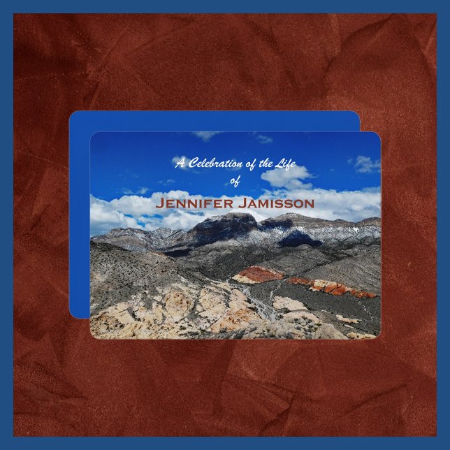 Convite Celebração da Vida, Paisagem do Deserto (Criador carregado)