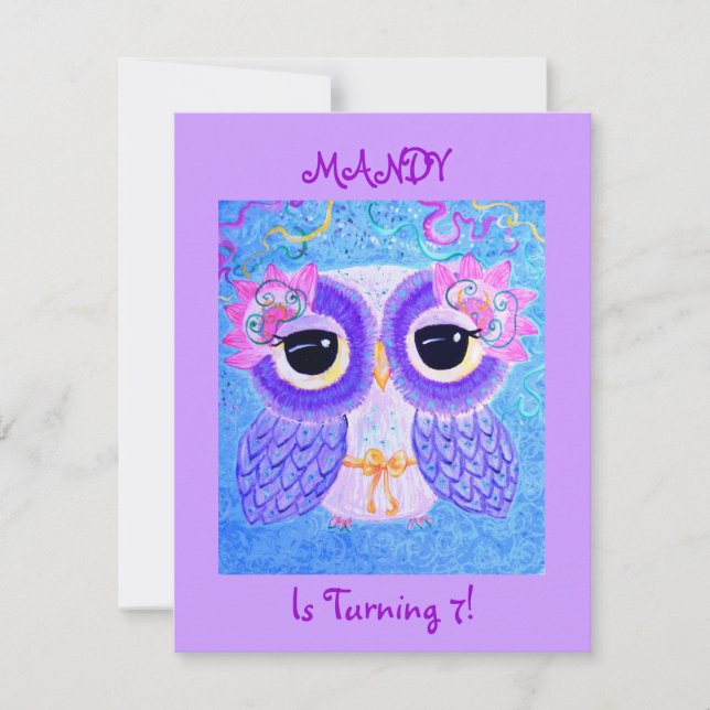 Convite Celebração da vida (partido dos Pyjamas da noite (Frente)