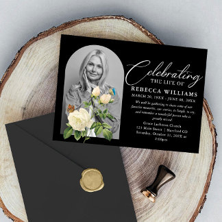 Convite Celebração da Vida pela Caligrafia Branca