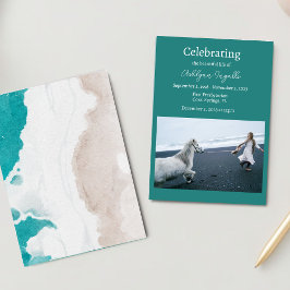 Convite Celebração da Vida pelo Funeral Ocean Beach