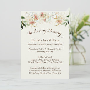 Convite Celebração da Vida pelo Serviço Memorial  eucal